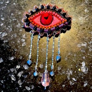 Eye brooch